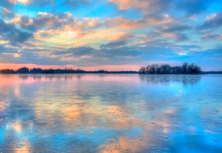 Colorful clouds hdr