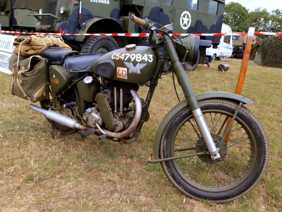 Military Matchless motorcycle C5479843