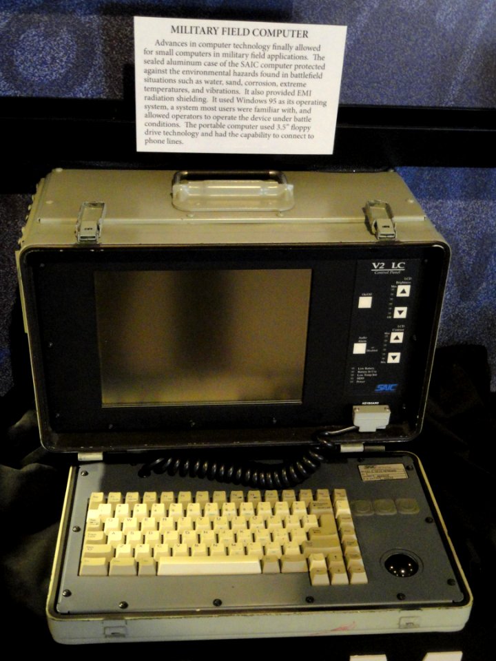 Military Field Computer running Windows 95 - National Cryptologic Museum - DSC07678