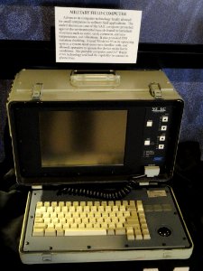 Military Field Computer running Windows 95 - National Cryptologic Museum - DSC07678