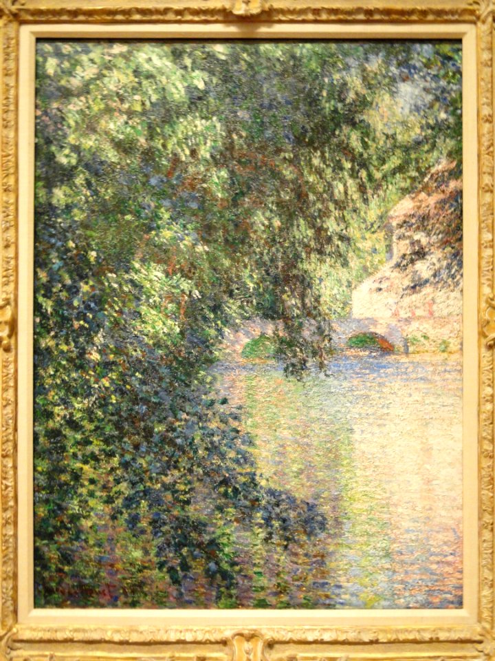 Mill at Limetz, Claude Monet, 1888 - Nelson-Atkins Museum of Art - DSC09011