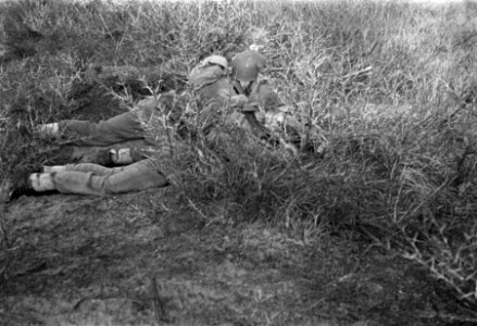 Militair opleidingskamp te Bloemendaal(bezoek Generaal Kruls ), Bestanddeelnr 901-5098