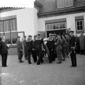 Militaire begrafenis majoor mach C Donders Huisdinnen, Bestanddeelnr 908-0199