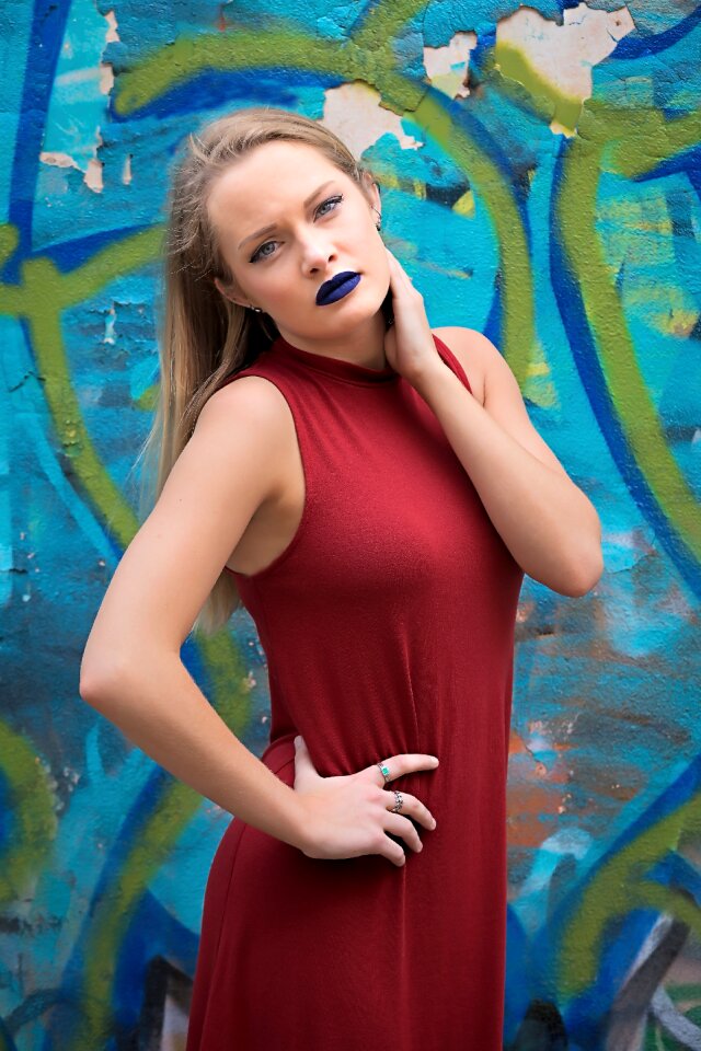 Glamour model makeup