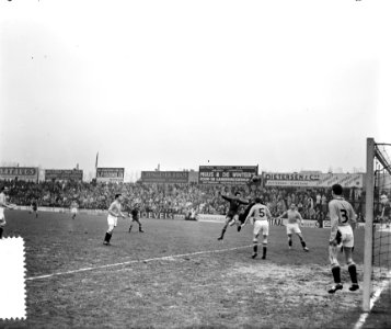 Militair voetbal Nederland tegen Portugal, spelmoment, Bestanddeelnr 906-9652