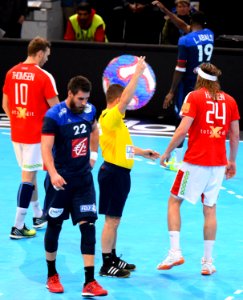Mikkel Hansen exclut 2 minutes-20160110