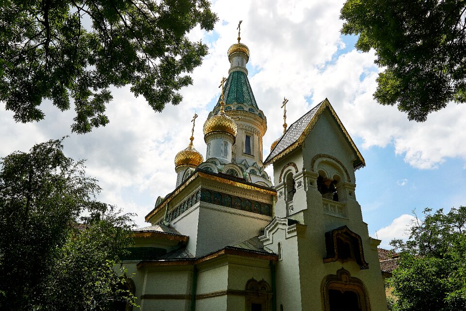 Orthodox bulgarian orthodox gold leaf photo