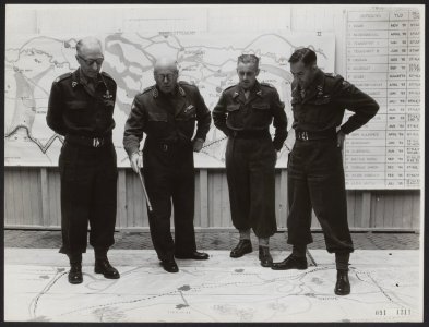 Militaire oefening Alea Jacta, briefing voor de officieren, Bestanddeelnr 091-1211