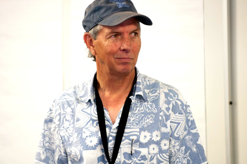 Mike Cline speaking at his event