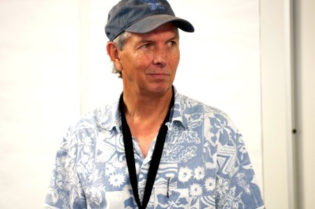 Mike Cline speaking at his event
