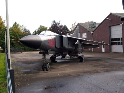 Mikoyan-Gurevich MiG-23MF Flogger at the Piet Smits collection at Baarlo in Netherlands, pic1