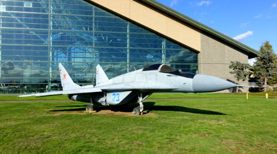 Mikoyan-Gurevich MiG-29 Fulcrum A, 1983 - Evergreen Aviation & Space Museum - McMinnville, Oregon - DSC00380