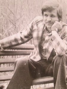 Mikola Shabovich - student - 2 - Miastra lake - 1980 AD