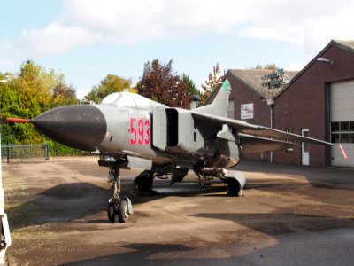 Mikoyan-Gurevich MiG-23MF Flogger at the Piet Smits collection at Baarlo in Netherlands, pic2