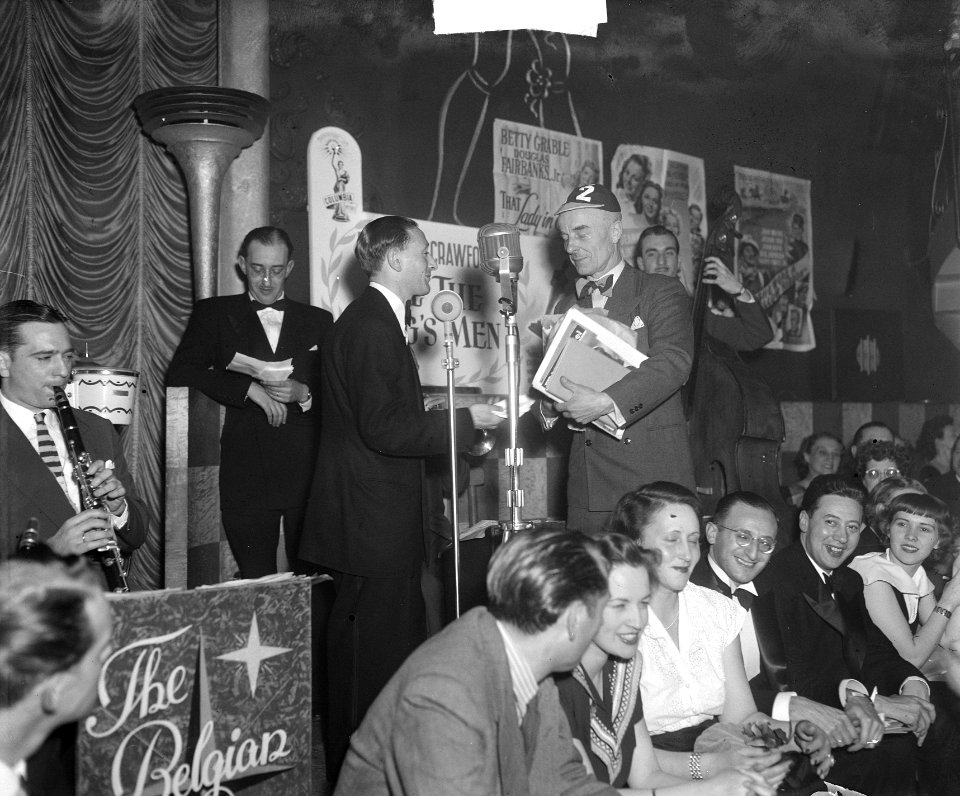 Miss Holland 1950 verkiezing op Filmsterrenbal, Bestanddeelnr 903-8976