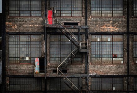 Fire escape architecture old