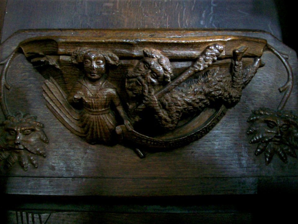 Misericord, St Mary, Whalley