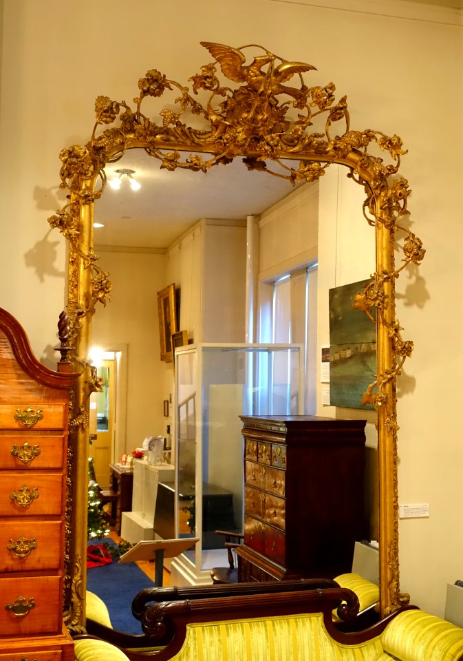 Mirror, c. 1850 - Old Colony History Museum - Taunton, Massachusetts - DDSC03693