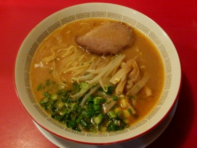 Miso ramen, in Aichi, Japan (2014-10-17)