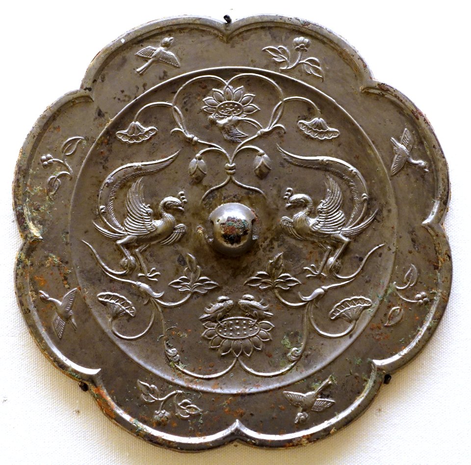 Mirror, China, Tang dynasty, 618-906 AD, bronze - Ethnological Museum, Berlin - DSC02153