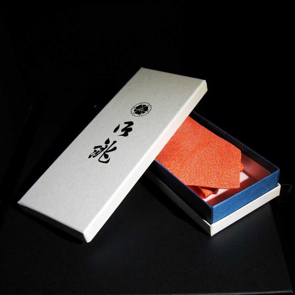 Japanese pattern necktie kimono