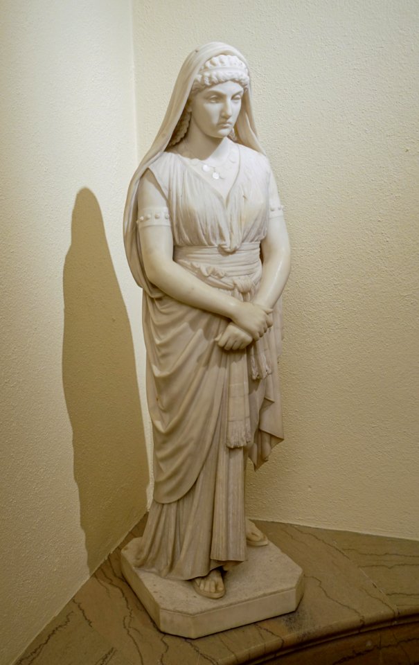 Miriam by Franklin B. Simmons, undated, marble - Portland Museum of Art - Portland, Maine - DSC04085