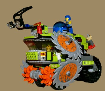 Lego blocks the vehicle machine unit