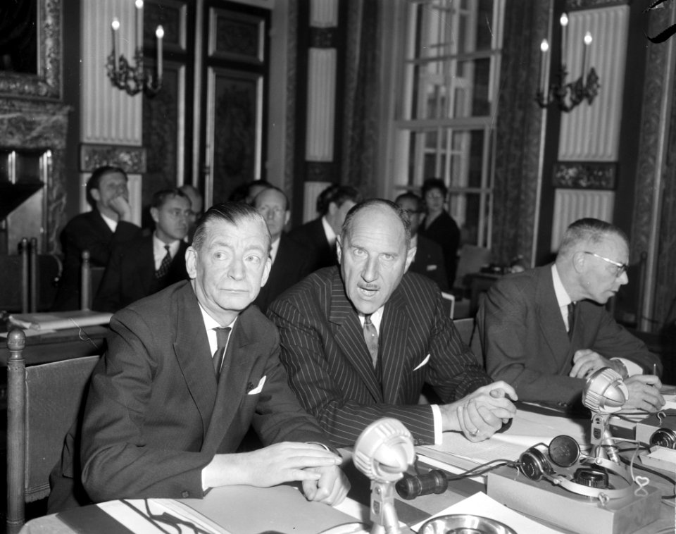Ministersconferentie van de West Europese Unie in Den Haag De Nederlandse deleg, Bestanddeelnr 915-6727