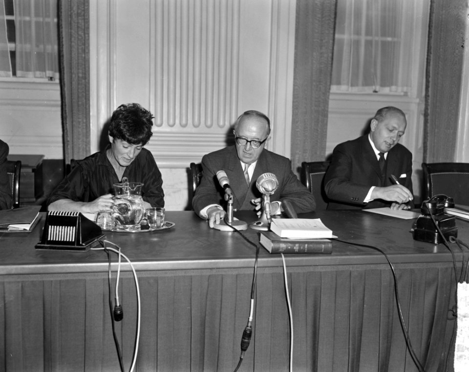 Ministersconferentie van de West Europese Unie in Den Haag Persconferentie in v, Bestanddeelnr 915-6719
