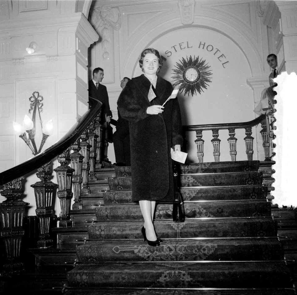 Miss Australie 1955 in Amstelhotel, Maureen Kistle, Bestanddeelnr 907-5386