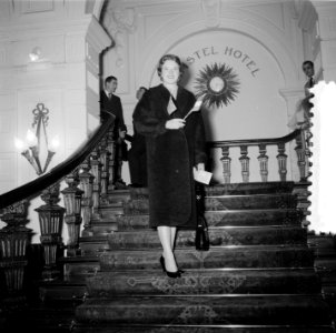 Miss Australie 1955 in Amstelhotel, Maureen Kistle, Bestanddeelnr 907-5386