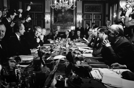 Ministersconferentie van de West Europese Unie in Den Haag begonnen Overzicht c, Bestanddeelnr 915-6675