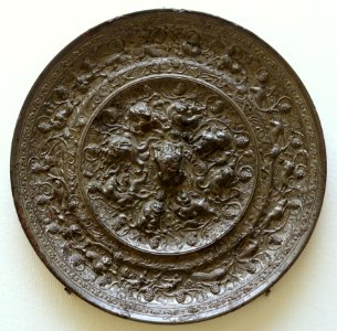 Mirror, China, Tang dynasty, 618-906 AD, bronze - Ethnological Museum, Berlin - DSC02157
