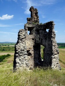 The ruins of the castle history past