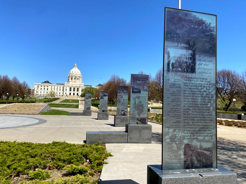 Minnesota World War II Veterans Memorial-east side