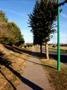 Mionnay - Trottoir du chemin de la Forêt