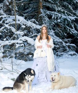 Woman dress model