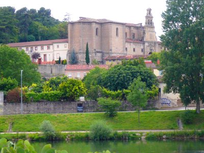Miranda de Ebro - Colegio de los Sagrados Corazones y río Ebro