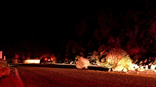 Minor rockfall on Angeles Crest Highway 2014-11-05