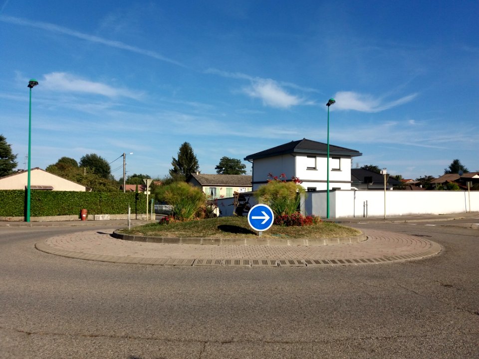 Mionnay - Rond-point des chemins de la Forêt, de Chantegrive, du Grand Tilleul
