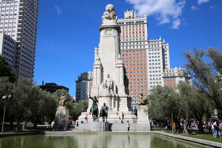 Spain don quixote statue photo