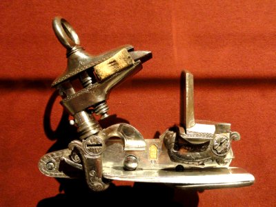 Miquelet Lock, about 1790-1800, by Domingo Gabiola, Spain, steel - Cleveland Museum of Art -DSC08912