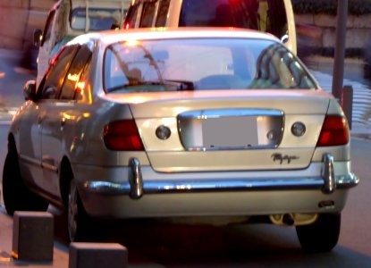 Mitsuoka Ryoga Sedan 1.8 (P11) at night rear