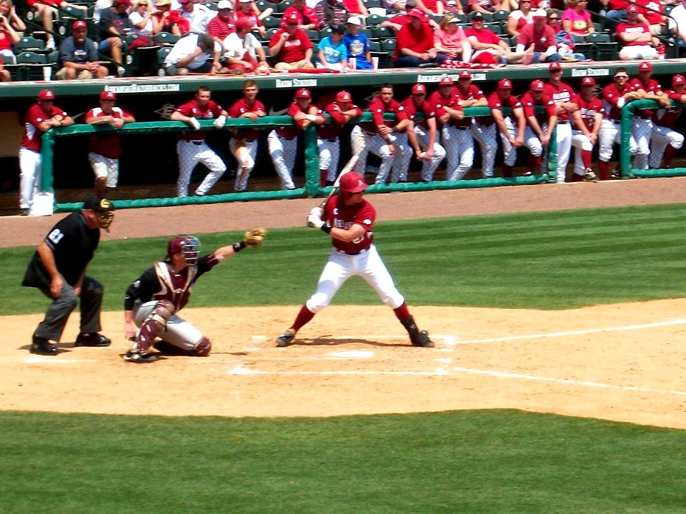 Mississippi State at Arkansas baseball, 2011 005
