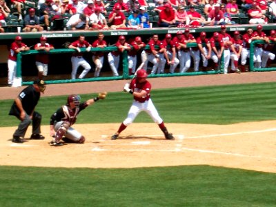 Mississippi State at Arkansas baseball, 2011 005