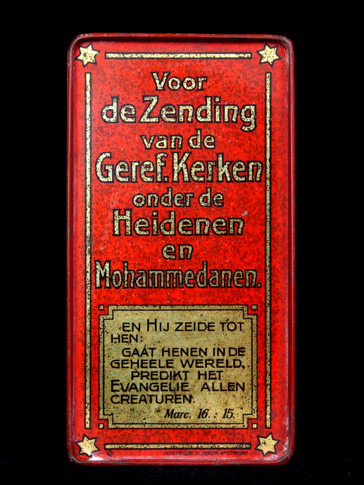 Missionary Bank, voor de Zeding van de Gereformeerde Kerken onder Heidenen en Mohammedanen, foto1