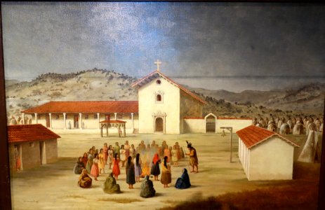 Mission San Francisco Solano de Sonoma, by Oriana Weatherbee Day (1838-1886), 1877-1884, oil on canvas - De Young Museum - DSC01017