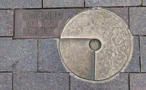 Mittelpunkt der Stadt Flensburg