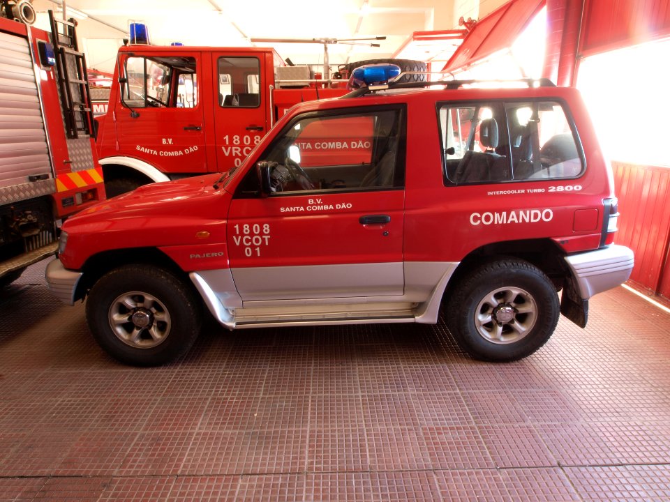 Mitsubishi Pajero of the fire department of BV Santa Comba Dao, Portugal pic