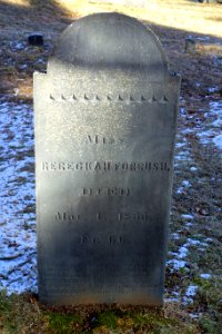Miss Rebeckah Forbush - Hillside Cemetery - Stow, Massachusetts - DSC08661